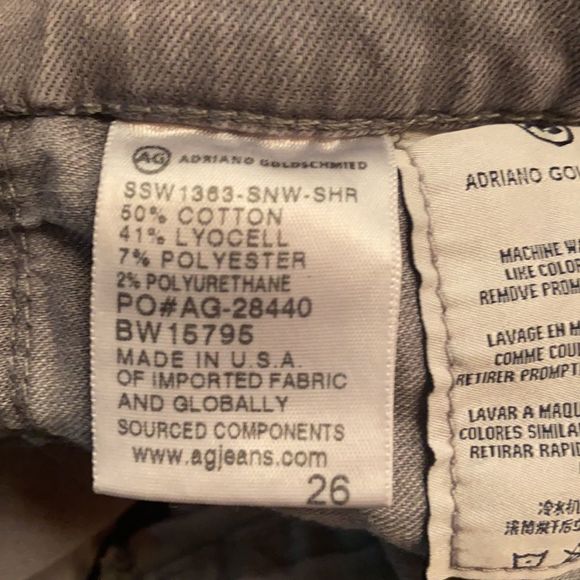 AG the Stilt Crop cigarette crop Jean - Picture 16 of 17